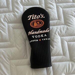 Black and Orange Golf Club Cover
